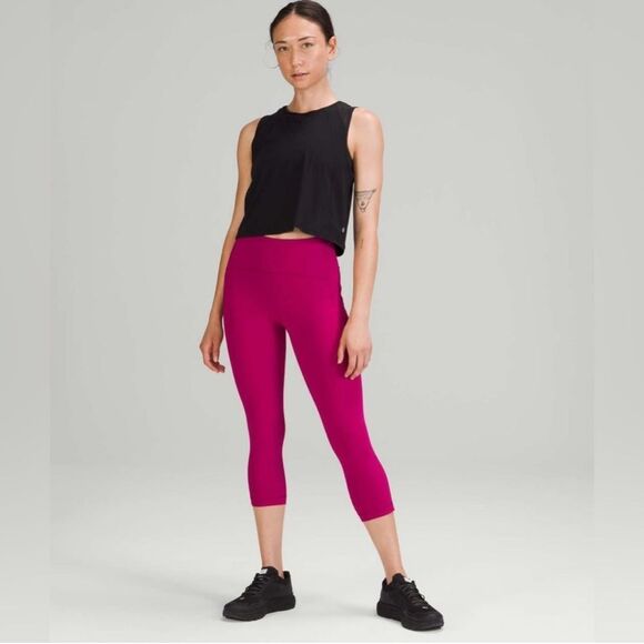 Lululemon Pink High-Waisted Leggings - Picture 1 of 8